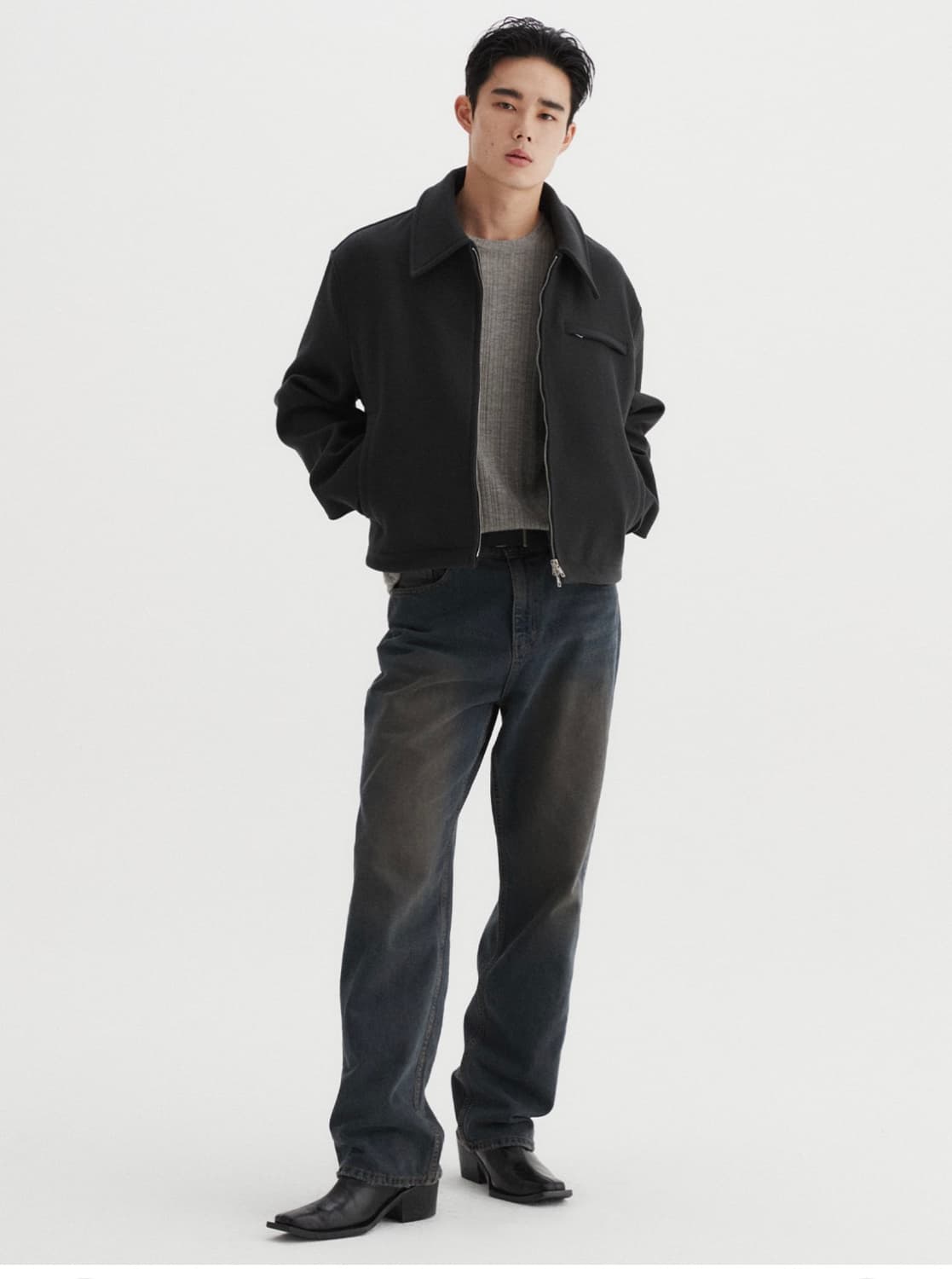 르마드 울 자켓 차콜 3사이즈 새상품 상품이미지2