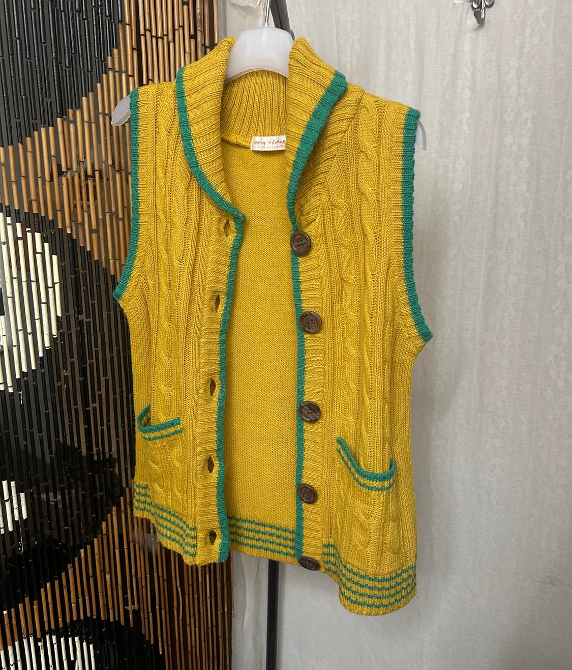 sunny cloud hippie knit vest 상품이미지1