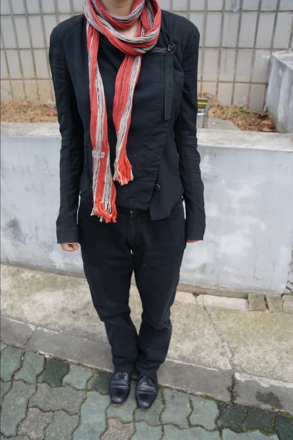 이세이 미야케 스트라이프 머플러 상품이미지1