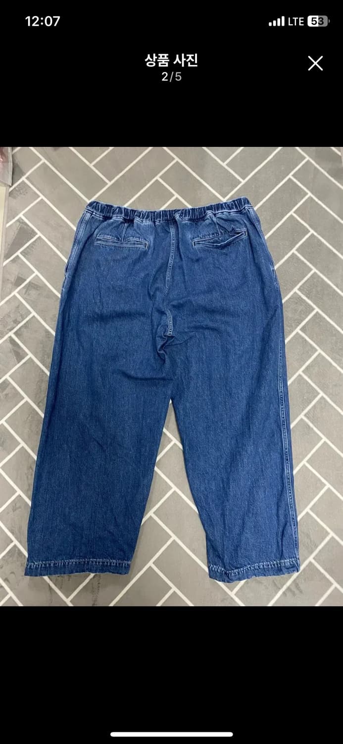 beams wide belt jeans 상품이미지2