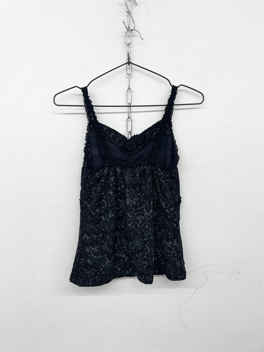 블랙 오리엔탈 레이스 슬립 상품이미지6