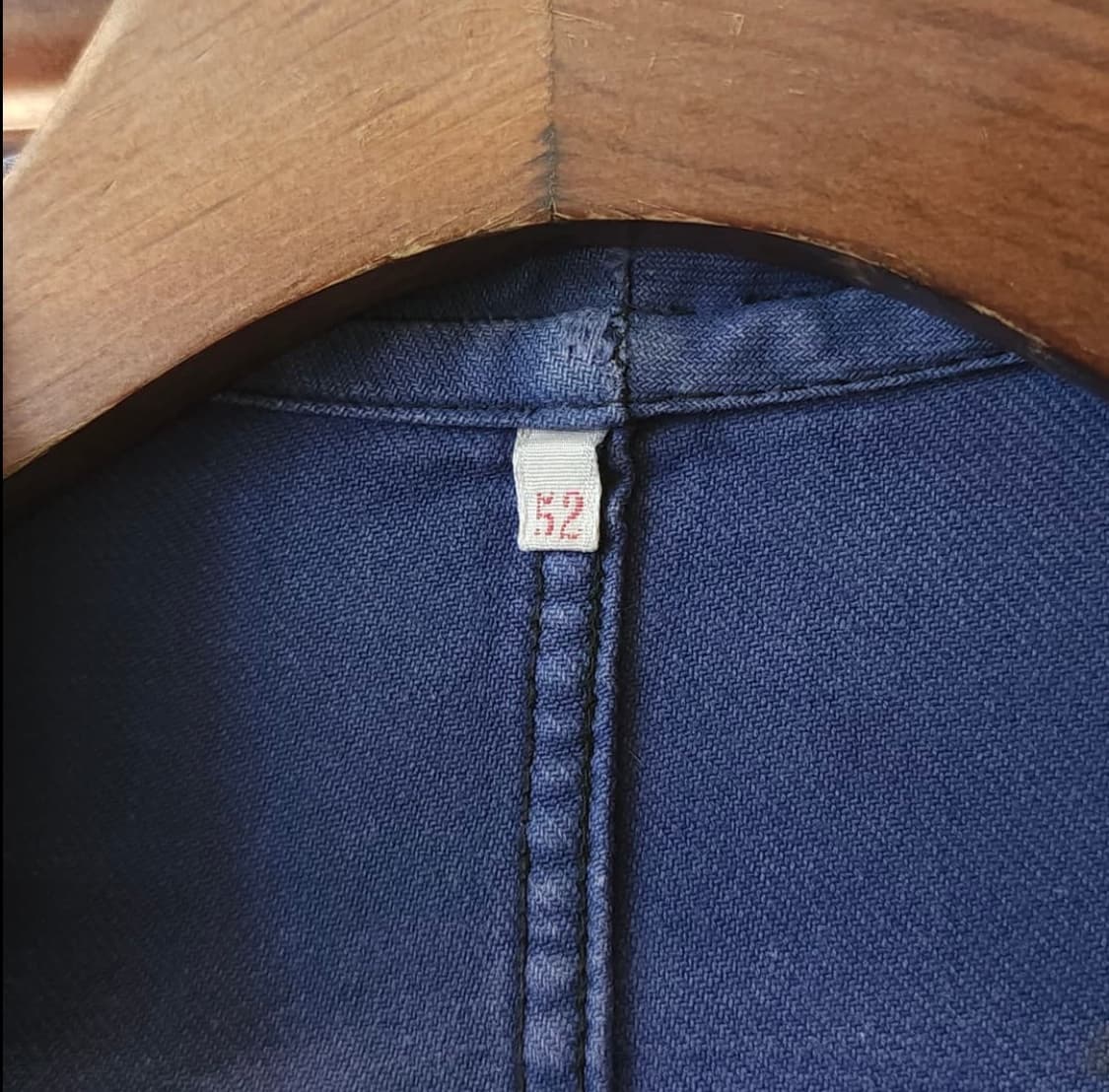 60s 빈티지 프렌치 워크자켓 52 페이딩 퍼플 블루 L 상품이미지4