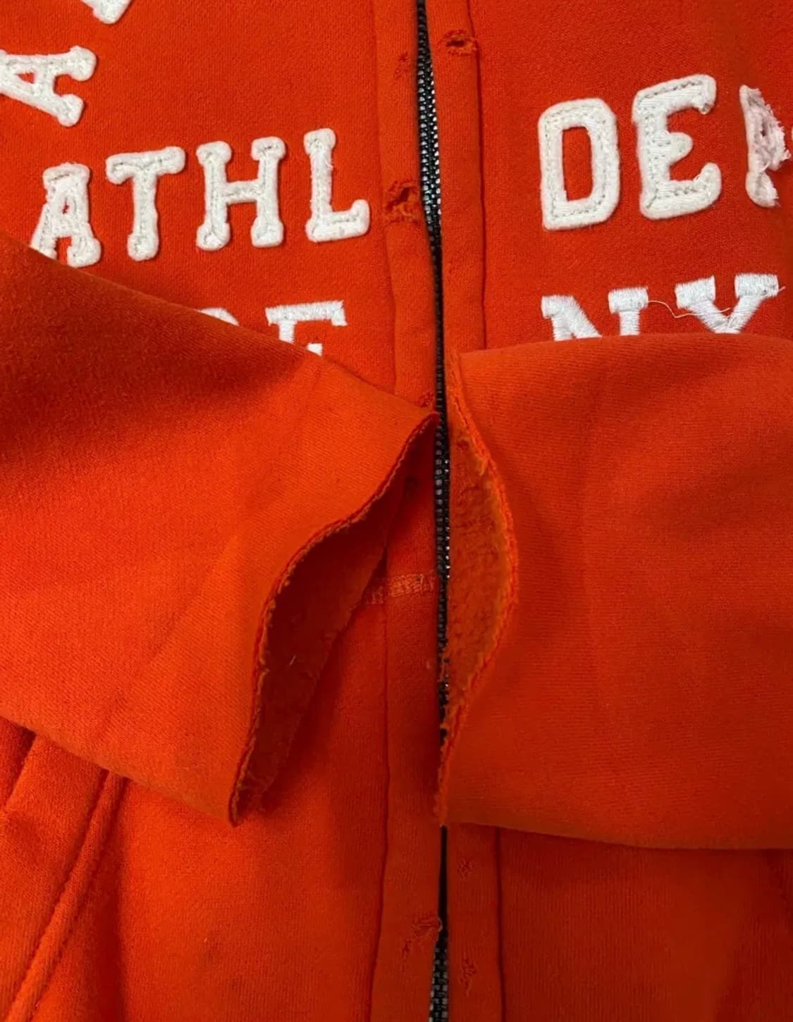 아베크롬비 스펠아웃로고 오렌지 후드집업S 상품이미지4