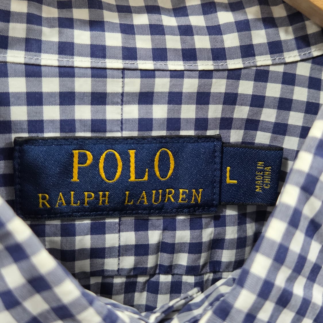 폴로랄프로렌 체크셔츠 L 상품이미지3