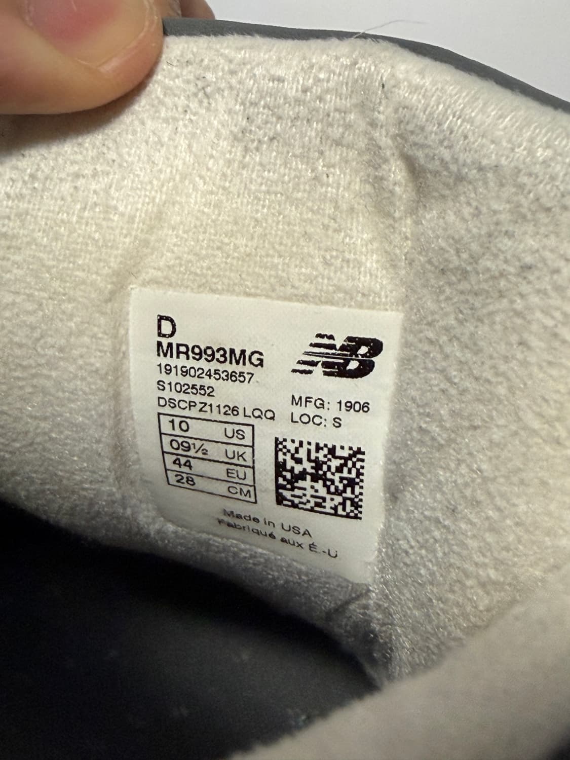 뉴발란스 993 올리브 usa 280 us10 상품이미지9