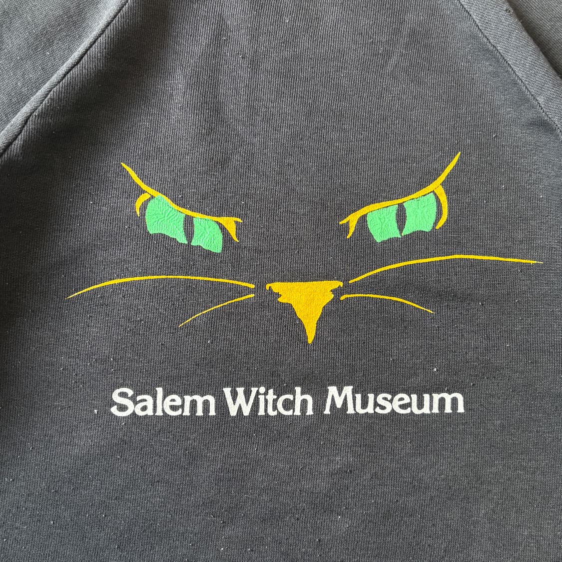 90s 90년대 미국 생산 빈티지 블랙 스웻셔츠 상품이미지5