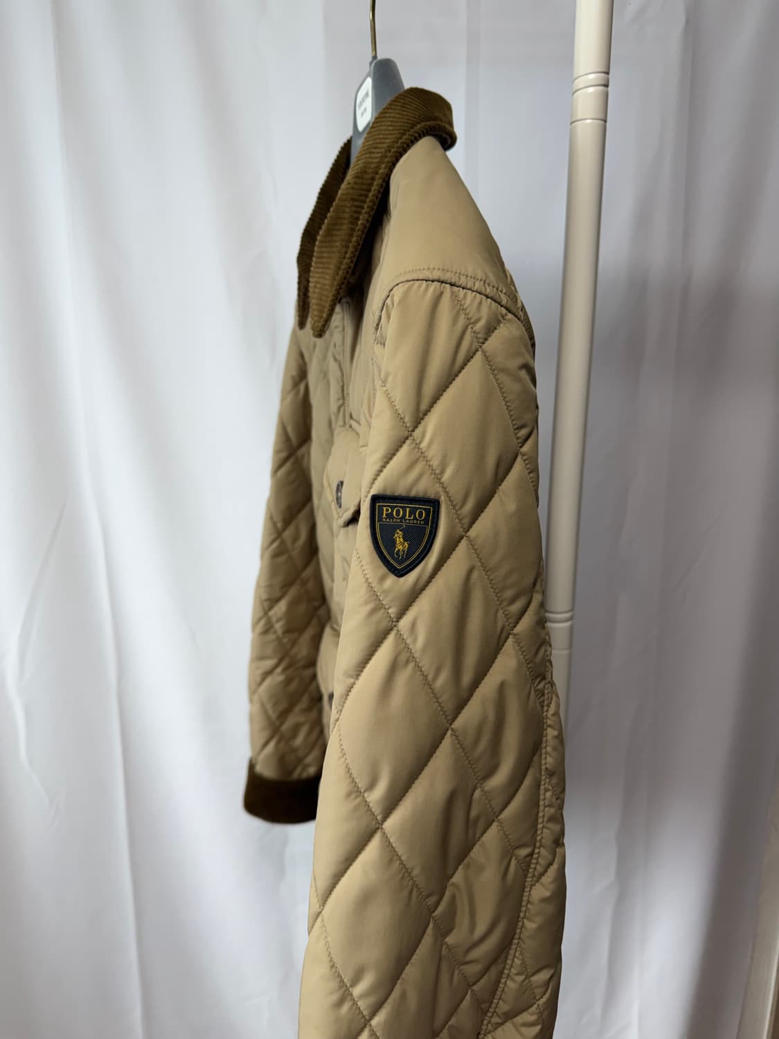 폴로 코듀로이 퀼팅패딩 상품이미지5