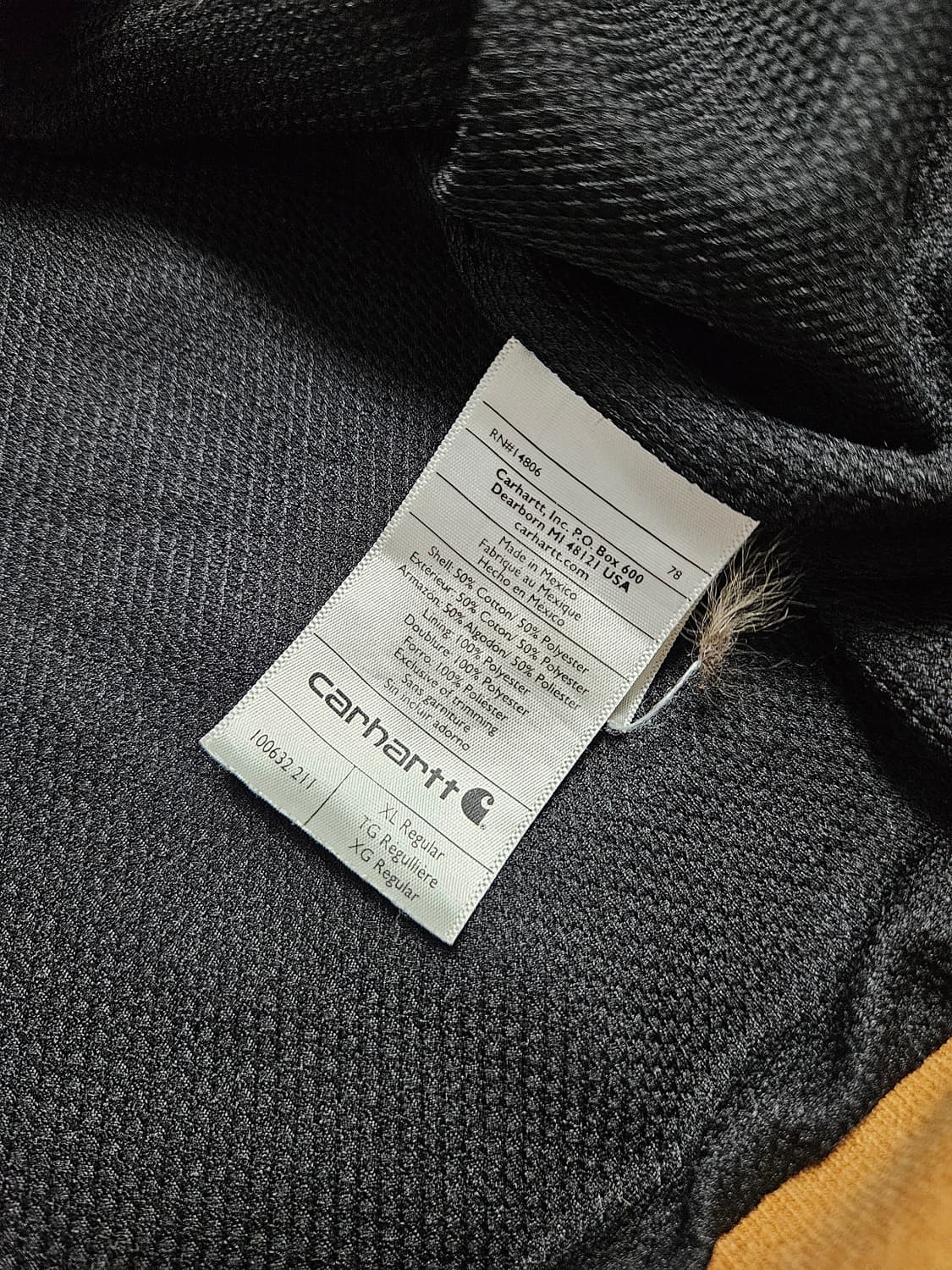 칼하트 써멀 레인디펜더 후드집업 된장 상품이미지8