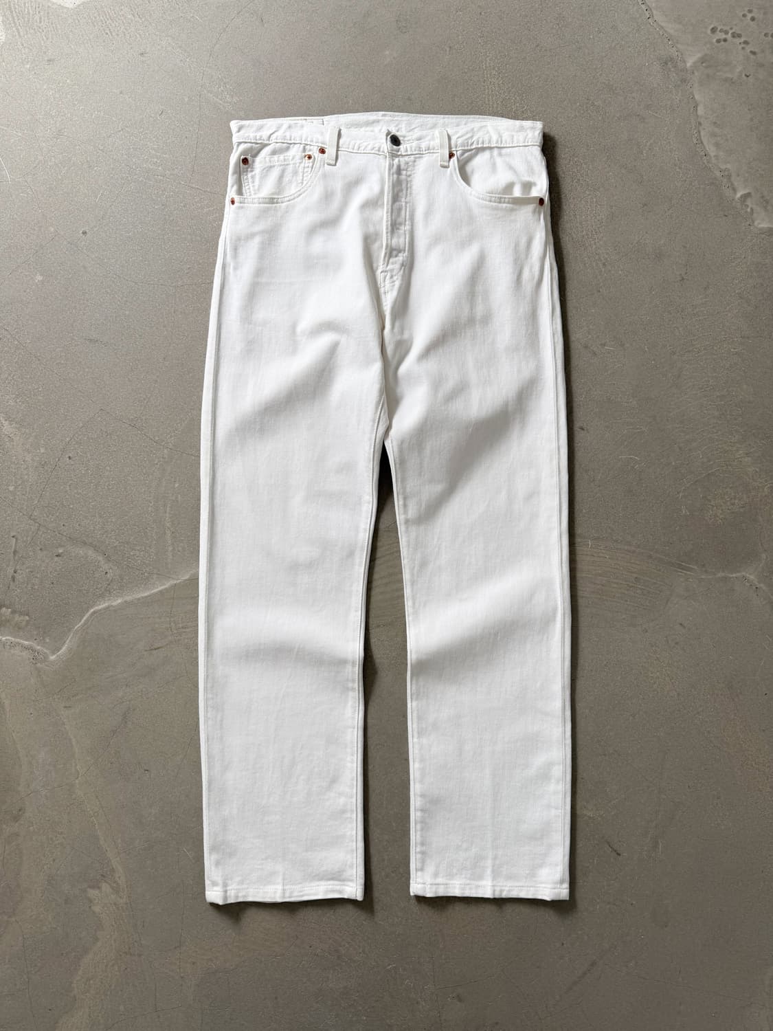 Levi's 501 White Denim Pants 상품이미지1