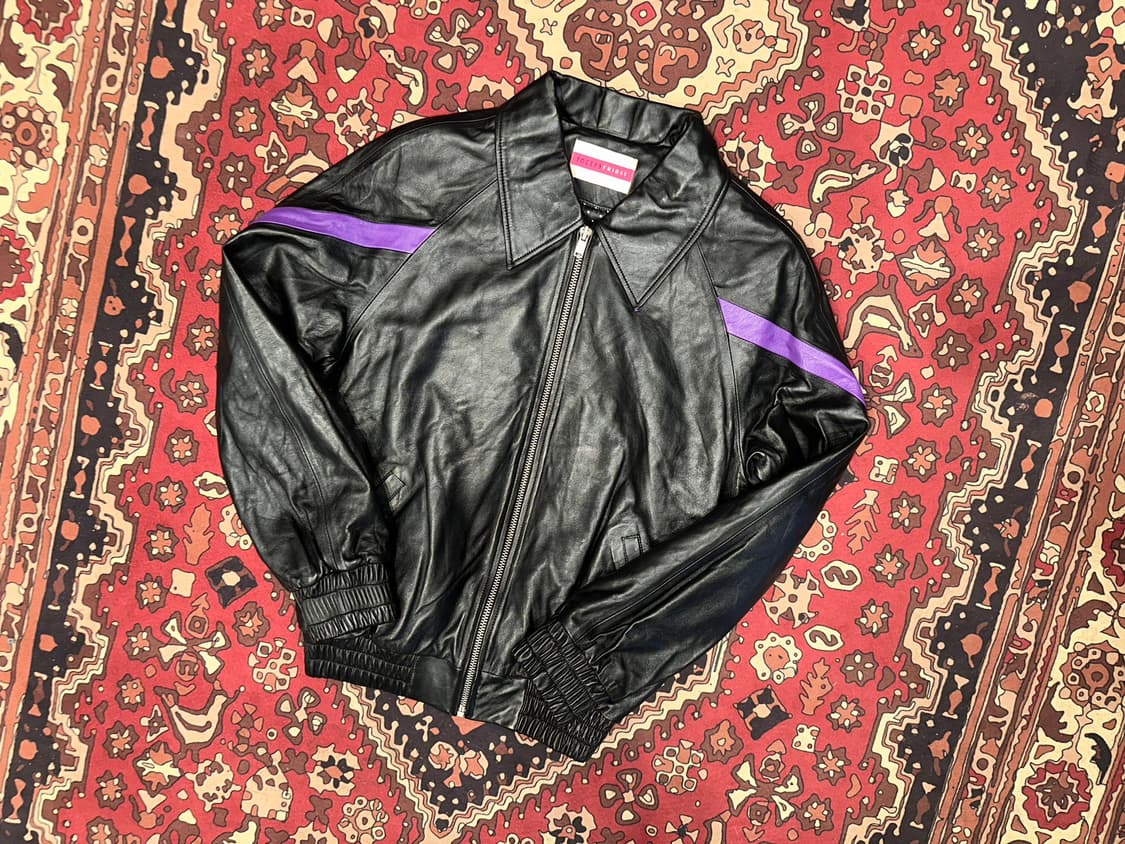 ( L ) 봄버자켓 가죽자켓 레더자켓 이태리가죽 항공점퍼 빈티지가죽 상품이미지1