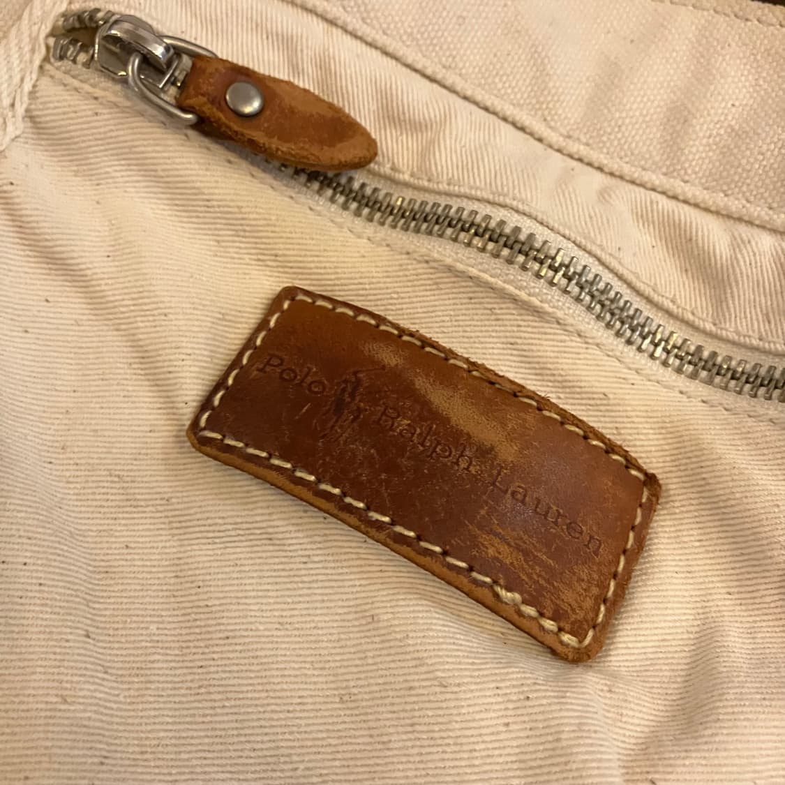 폴로 랄프로렌 성조기 프린팅 캔버스 토트백 상품이미지5