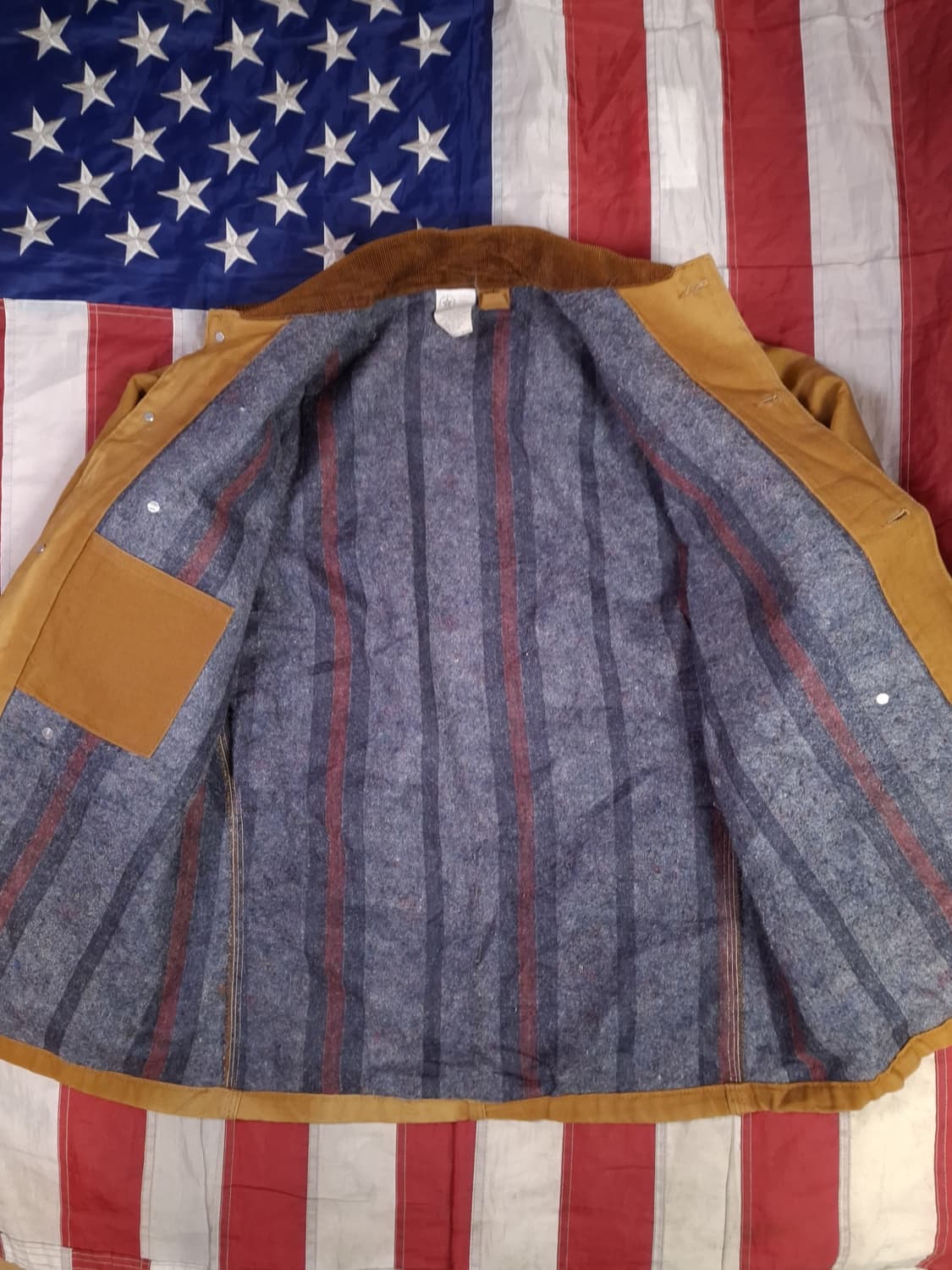 오리지날 90's 미국제조 칼하트 100주년 초어자켓 상품이미지10