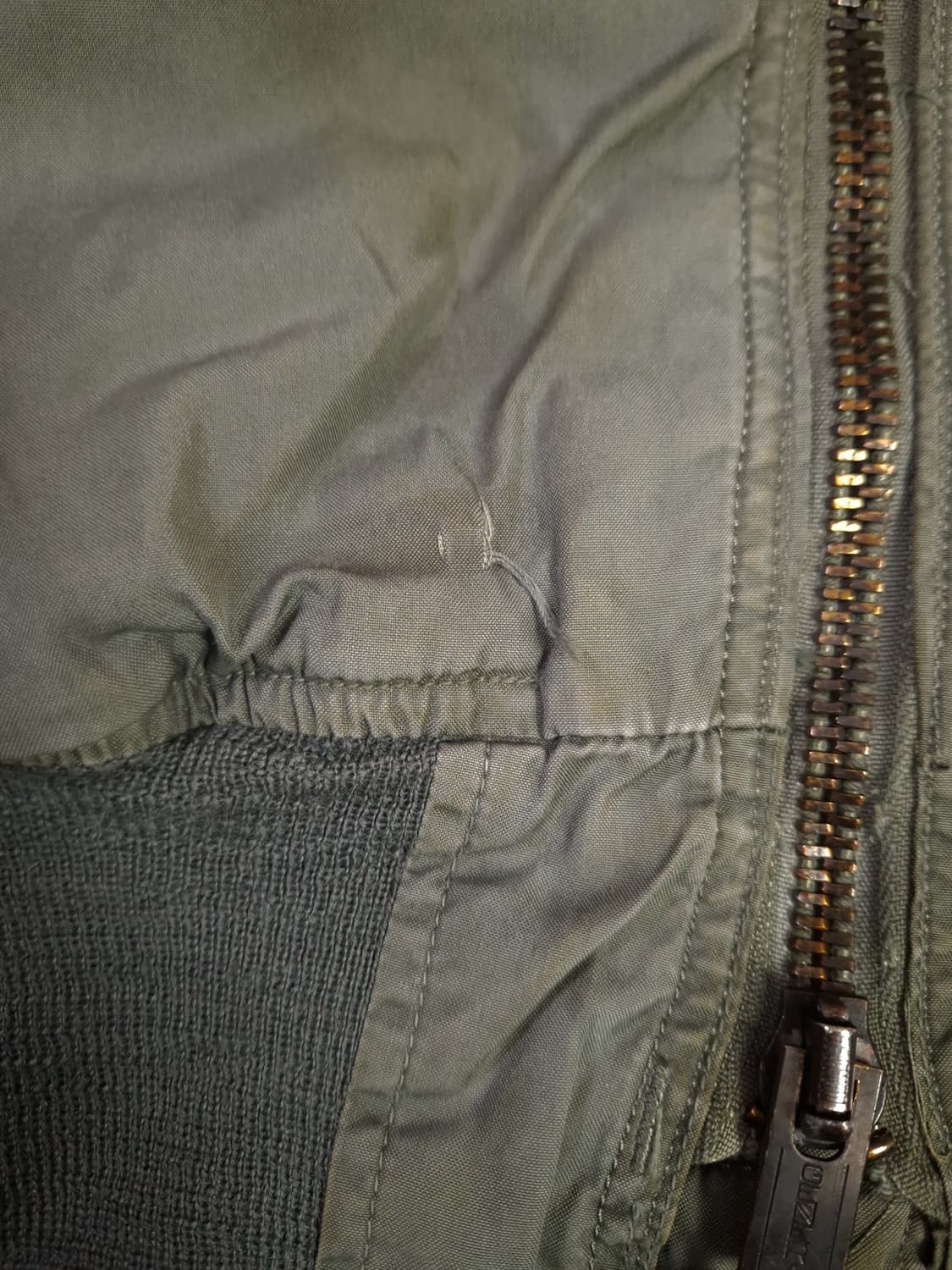 오리지날 70's 미공군 F-1B 울 방한 항공 트러우저 상품이미지7