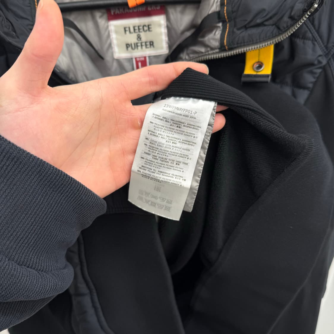 [L] 파라점퍼스 경량패딩 블랙 상품이미지4