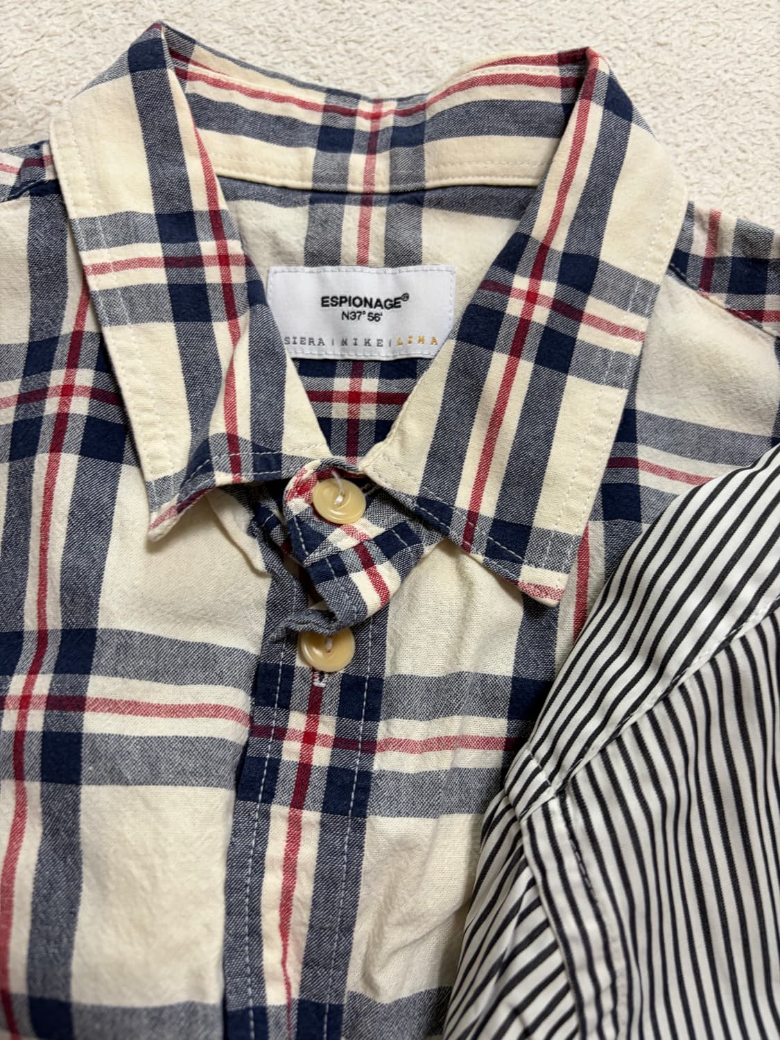 [L] 타미힐피거,빈폴,에스피오나지,팔랩 스트라이프 체크 셔츠 일괄 판매 상품이미지5