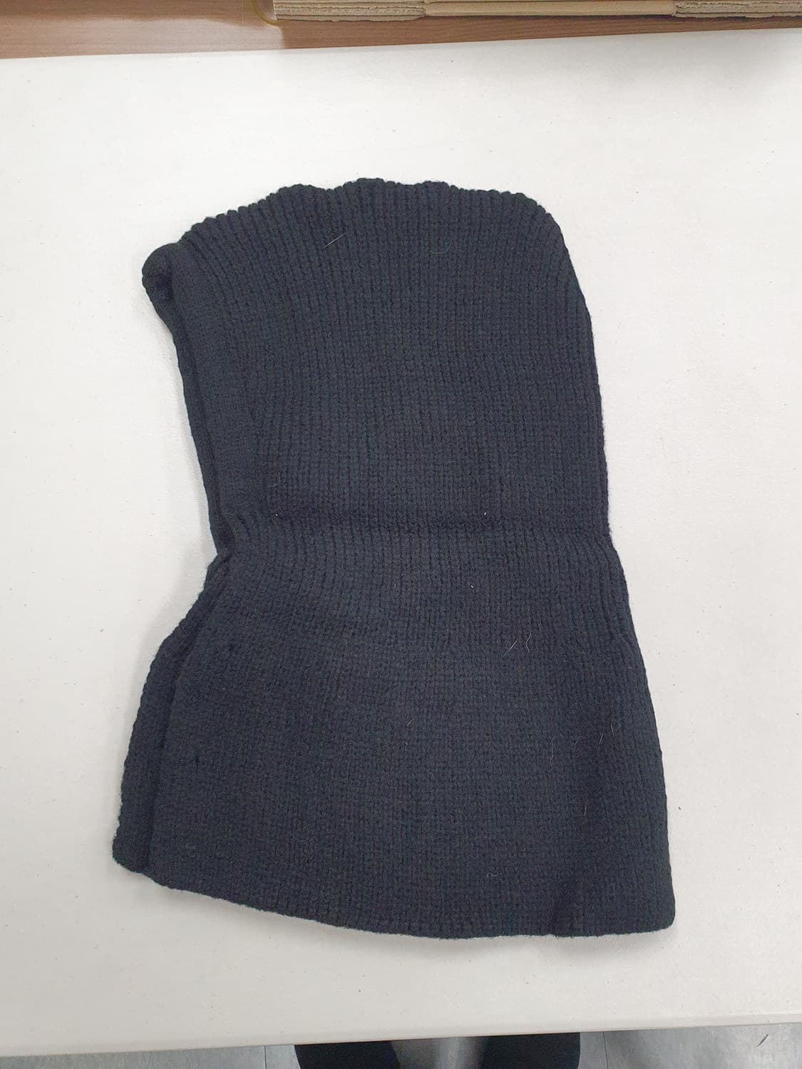 새상품♡ 니트 바라클라바 후드 워머 블랙(FREE) 상품이미지3