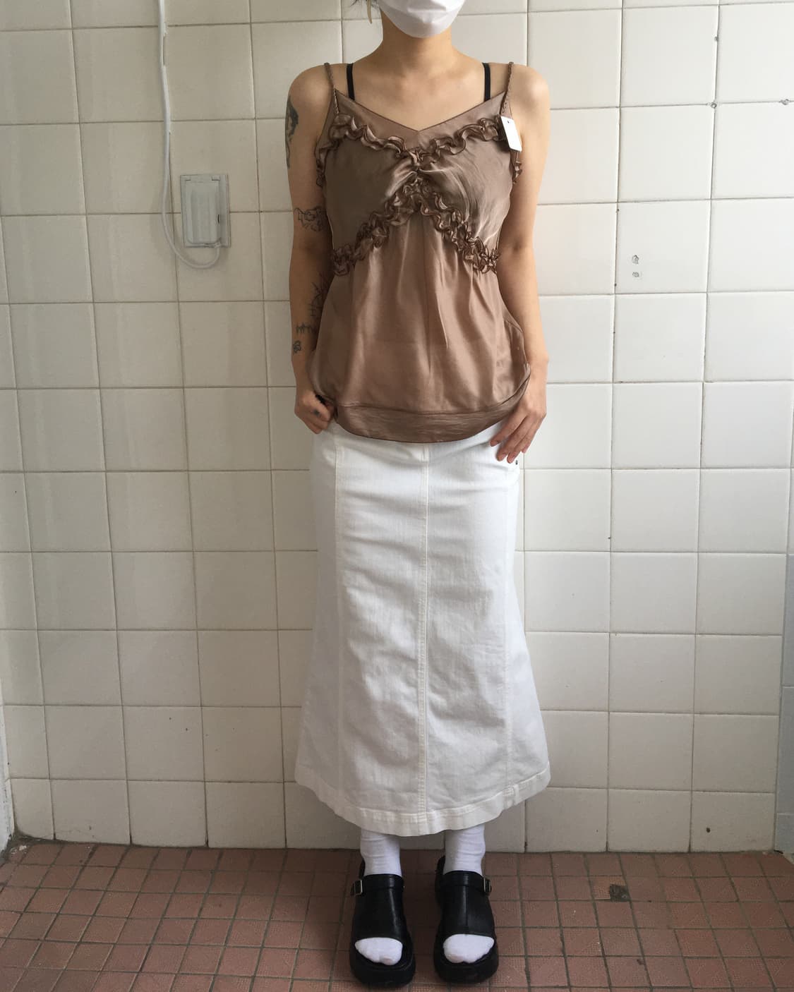 Frill point sleeveless 상품이미지8