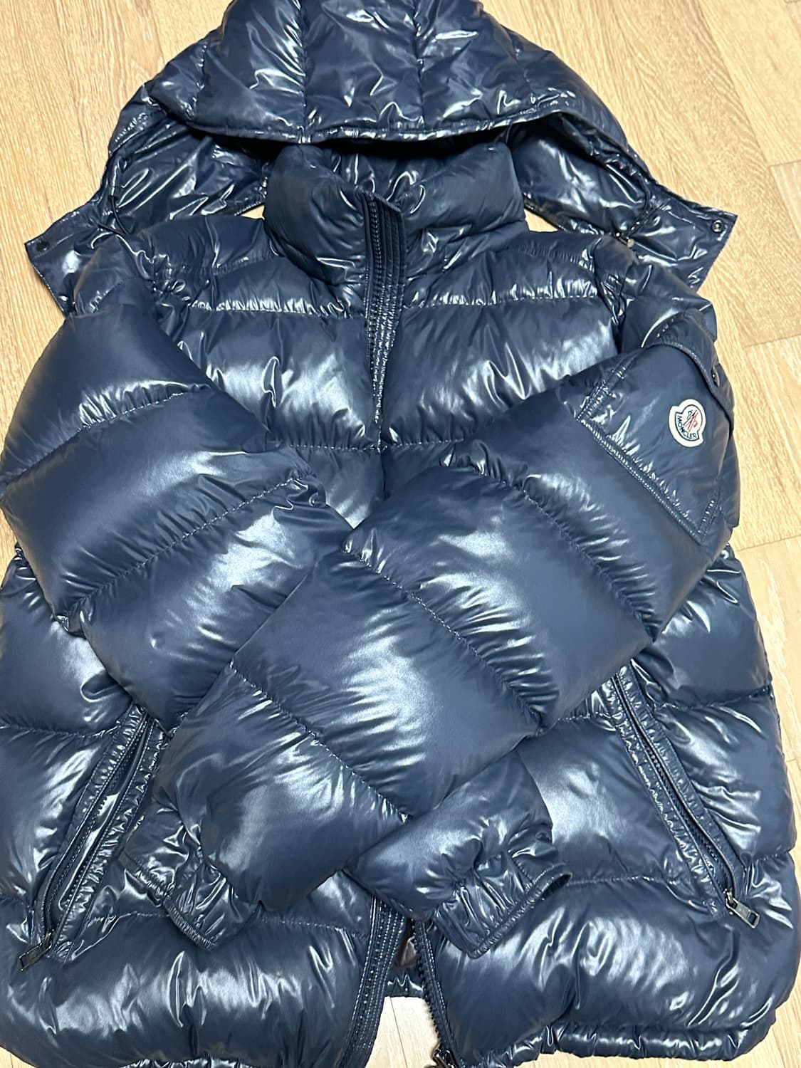 (6) 몽클레르 몽클레어 마야 패딩 네이비 블루 상품이미지7