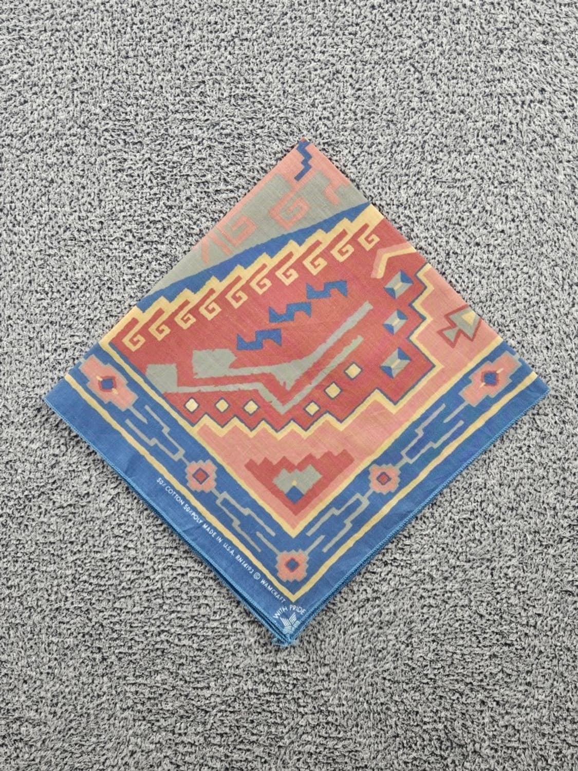 USA 나바호 아즈텍 문양 패턴 반다나 ( 54X54 ) / 10968 상품이미지5