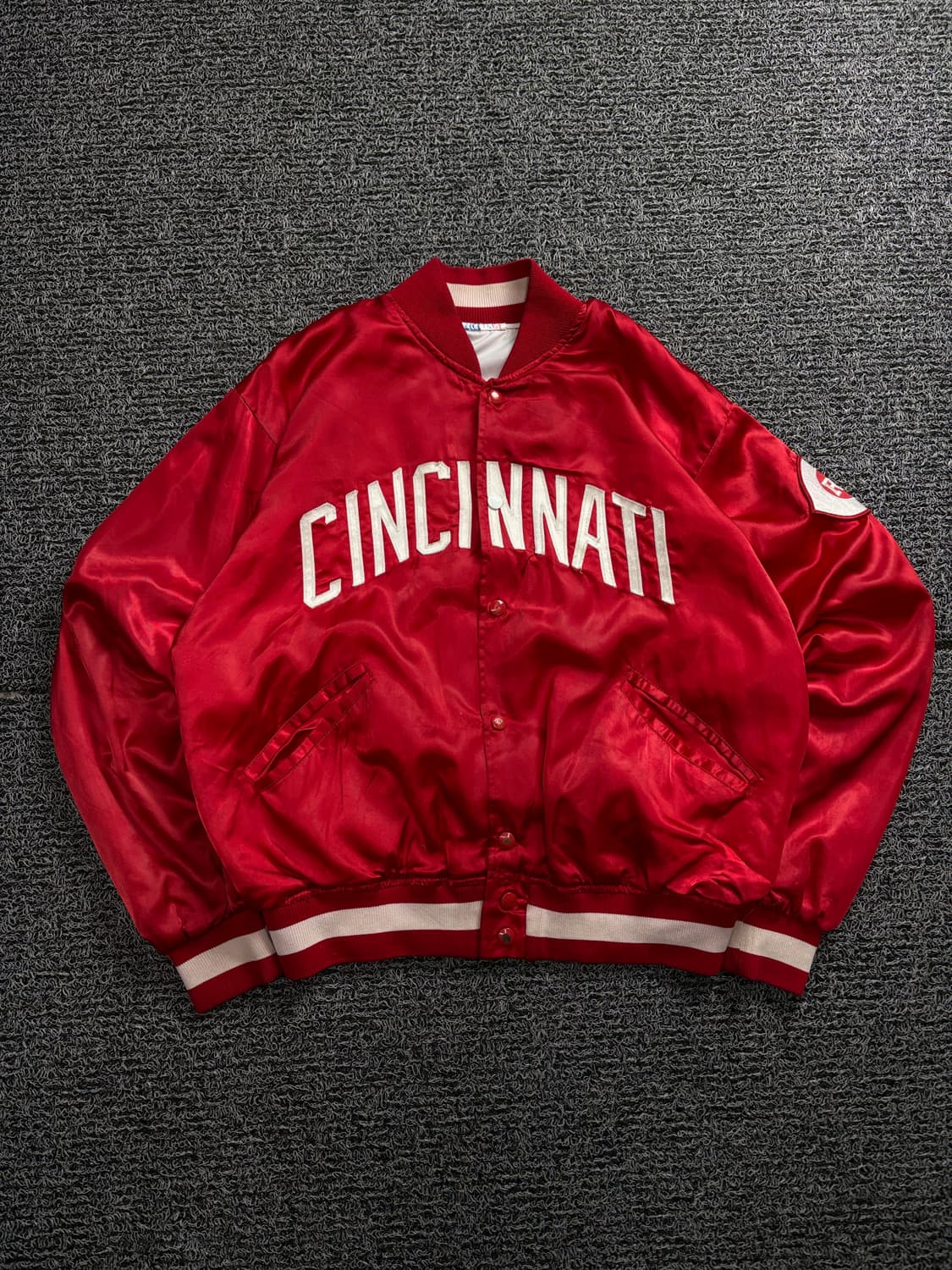 00s MLB 신시네티 레즈 사틴 바시티 자켓 1700 상품이미지2