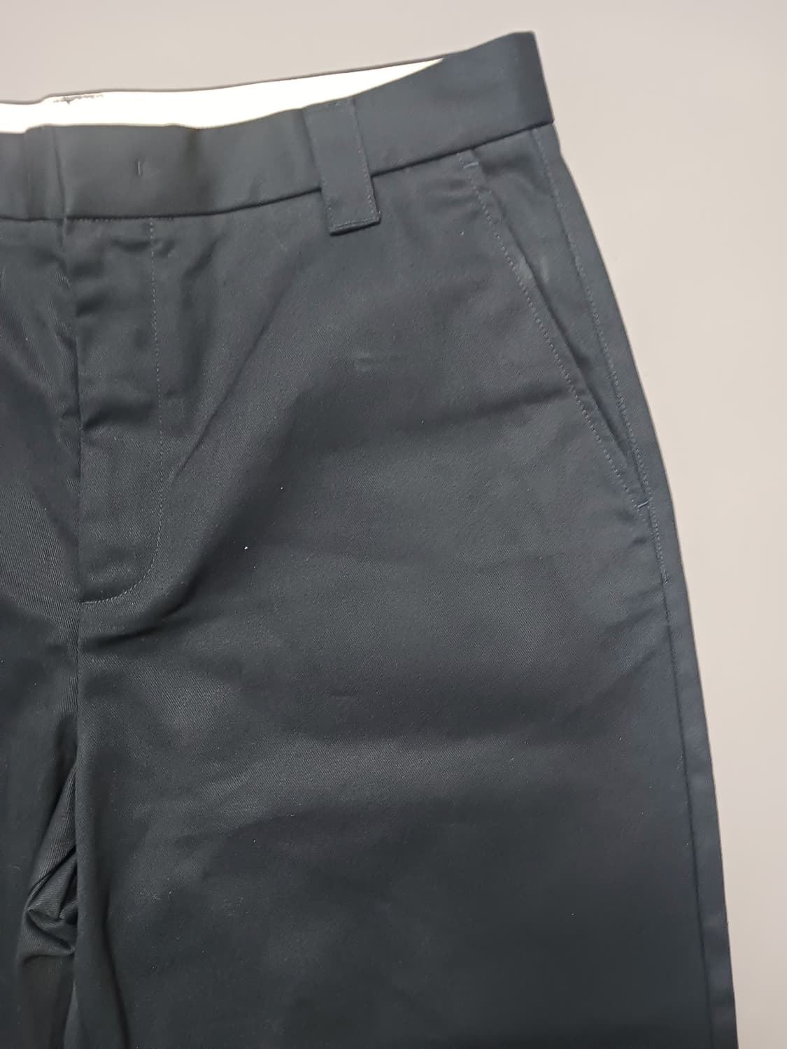 [34] 무신사스탠다드 헤비웨이트 CP 와이드 치노팬츠 네이비 상품이미지4