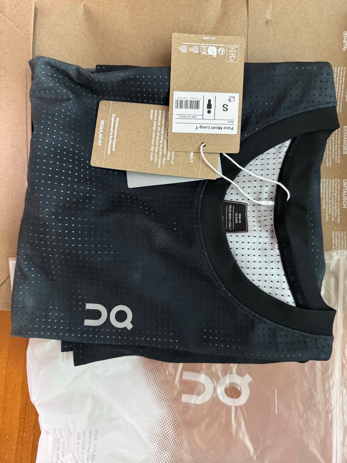 S) On Running Pace Mesh Long-T 상품이미지5