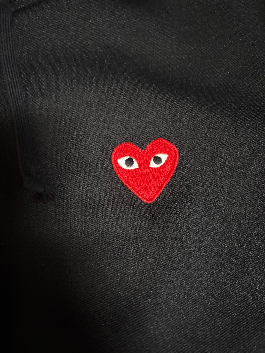 정품)꼼데가르송 후드집업 블랙  상품이미지2