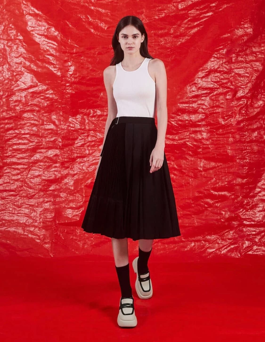 (240mm) 찰스앤키스 레니 캔버스 플랫폼 로퍼 상품이미지10