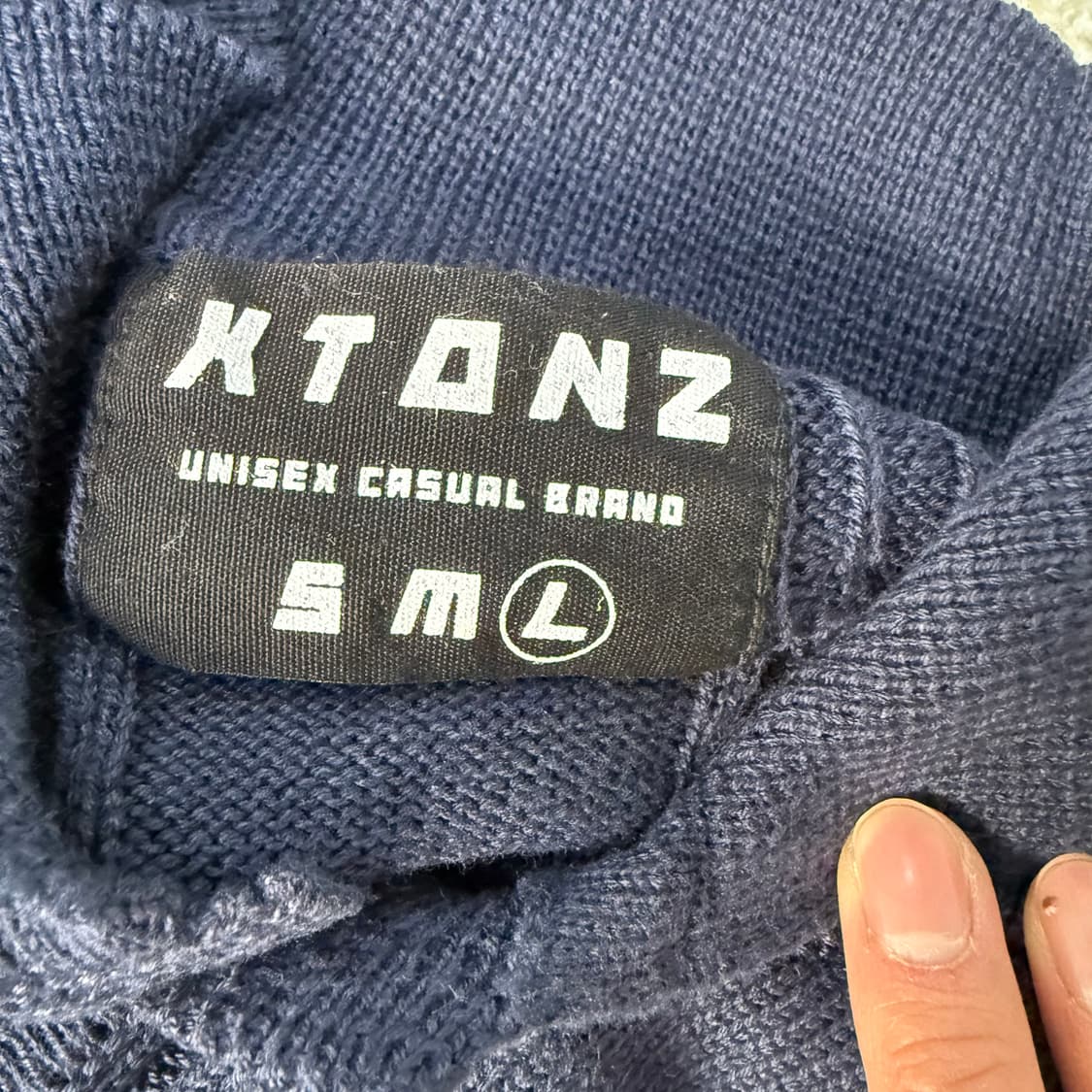 [L] 엑스톤즈 꽈배기 반팔 니트 0108T1 상품이미지3