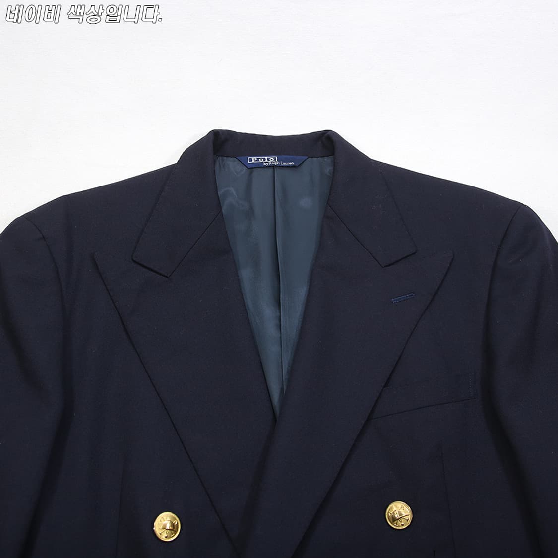 (착용컷) 폴로 랄프로렌 금장 더블 브레스트 자켓 (남성용 100) 상품이미지4
