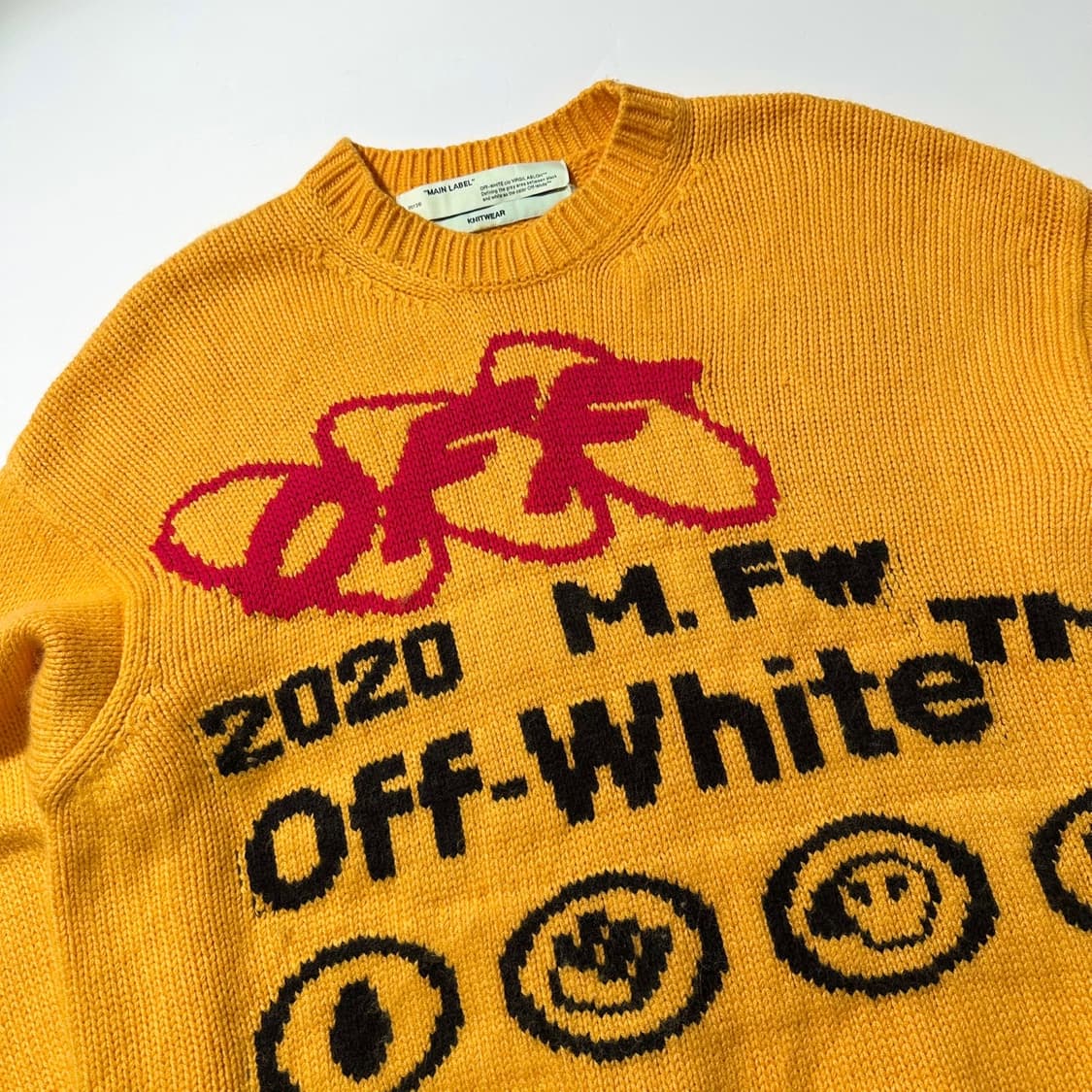 오프화이트 버질아블로 인더스트리얼 Y013 라운드 니트 상품이미지4