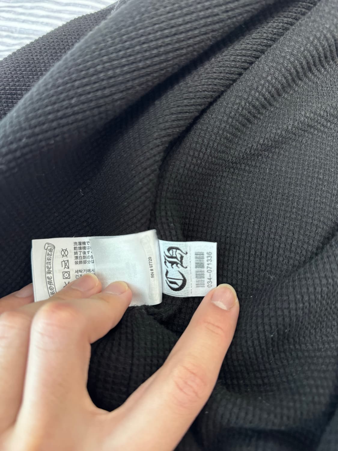 크롬하츠 홀스슈 플로랄 헤비웨이트 후드집업 l사이즈 상품이미지9