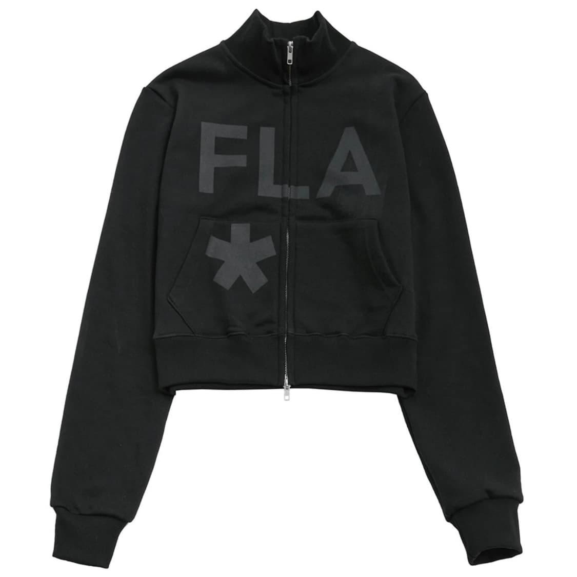 [택O새상품]플레어업 집업 트랙 자켓 블랙OS 상품이미지1