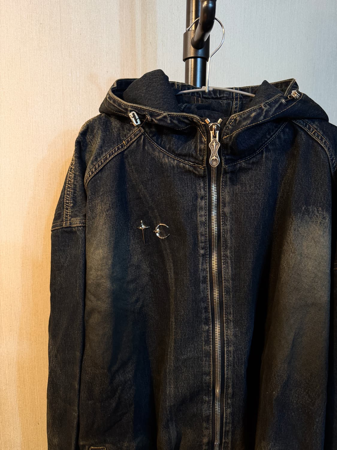 떠그클럽 데님 후드 자켓 상품이미지2