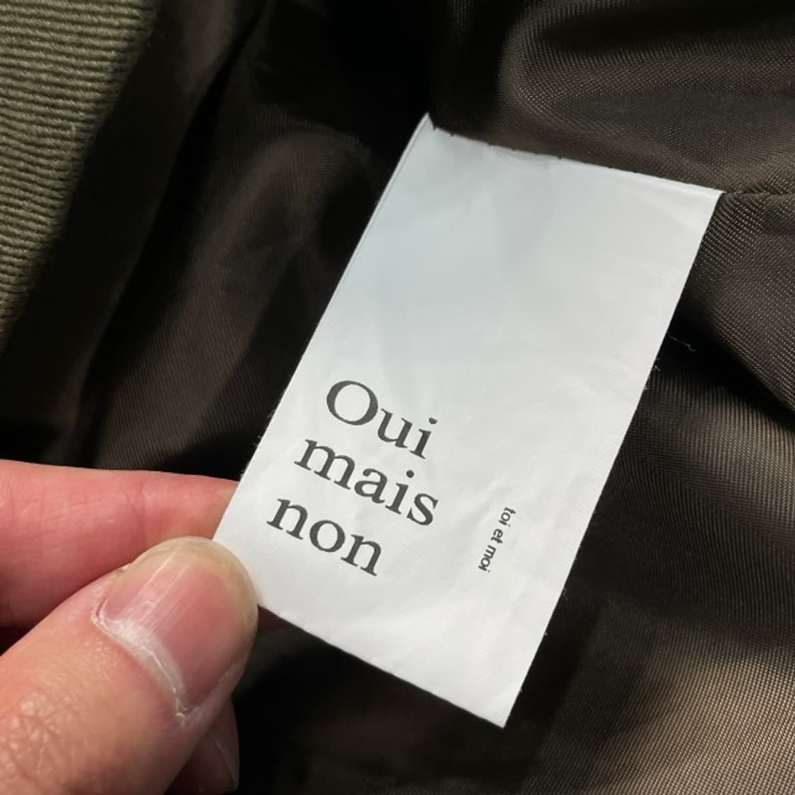 위메농 베를린 자켓 코듀로이 카라 상품이미지3