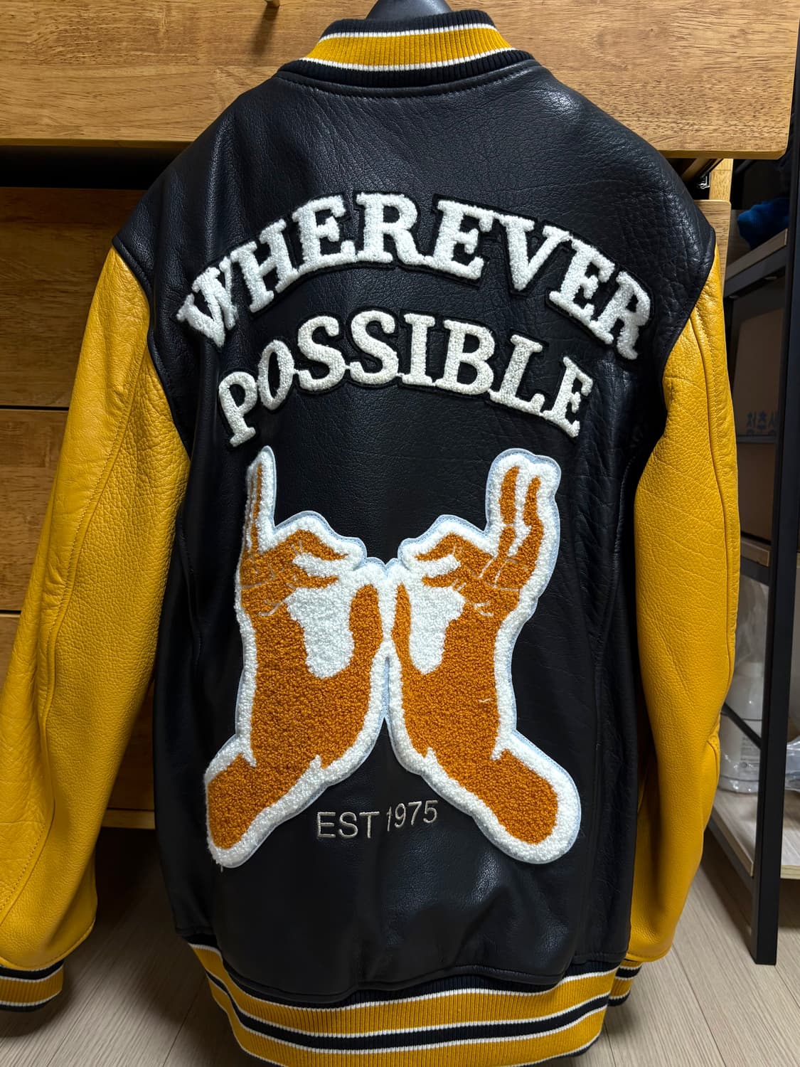 자라 레더 바시티자켓 상품이미지2