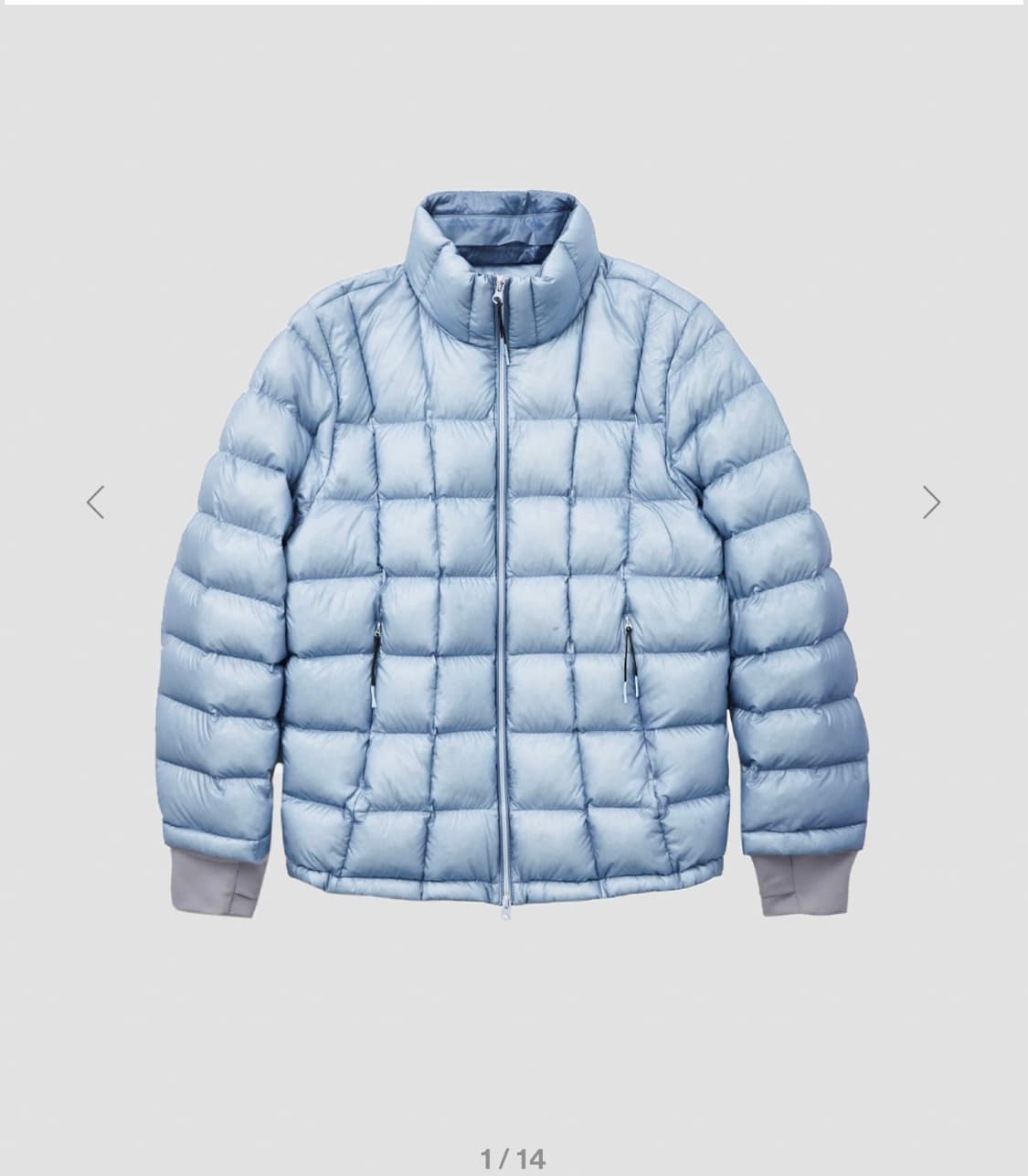 999휴머니티 모듈러 구스 패딩 스카이 블루 3사이즈 상품이미지1