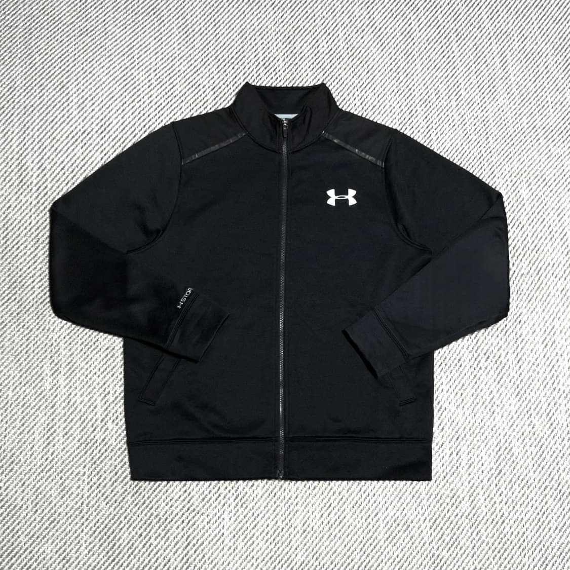 [XL] Underarmour 언더아머 기모 블랙 집업 져지 상품이미지1
