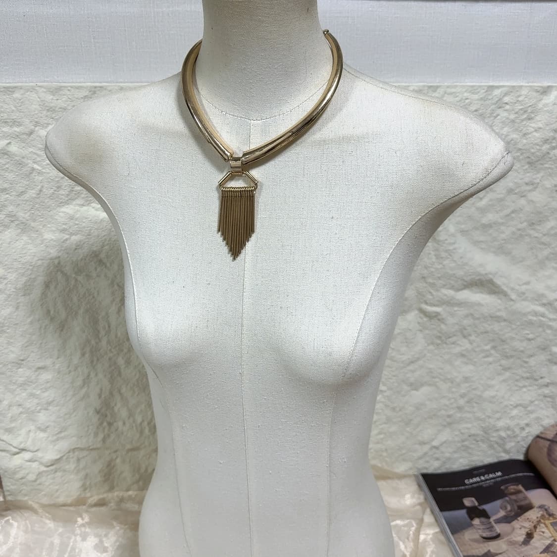 빈티지 고딕 태슬 초커 목걸이 상품이미지1