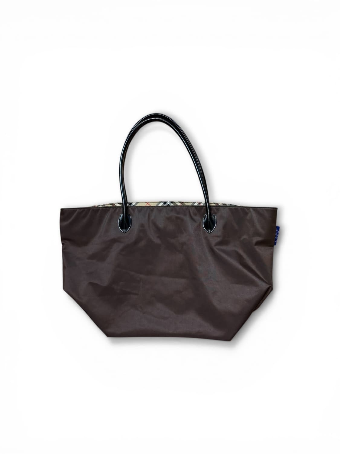 버버리 블루라벨 나일론 레더 토트백 상품이미지1