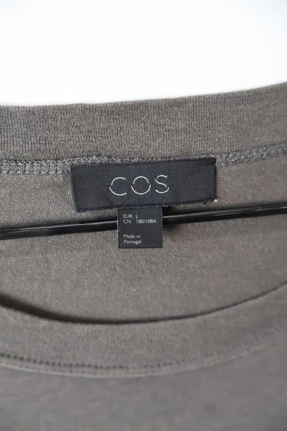 COS Brown Lyocell Blend Tee 상품이미지5