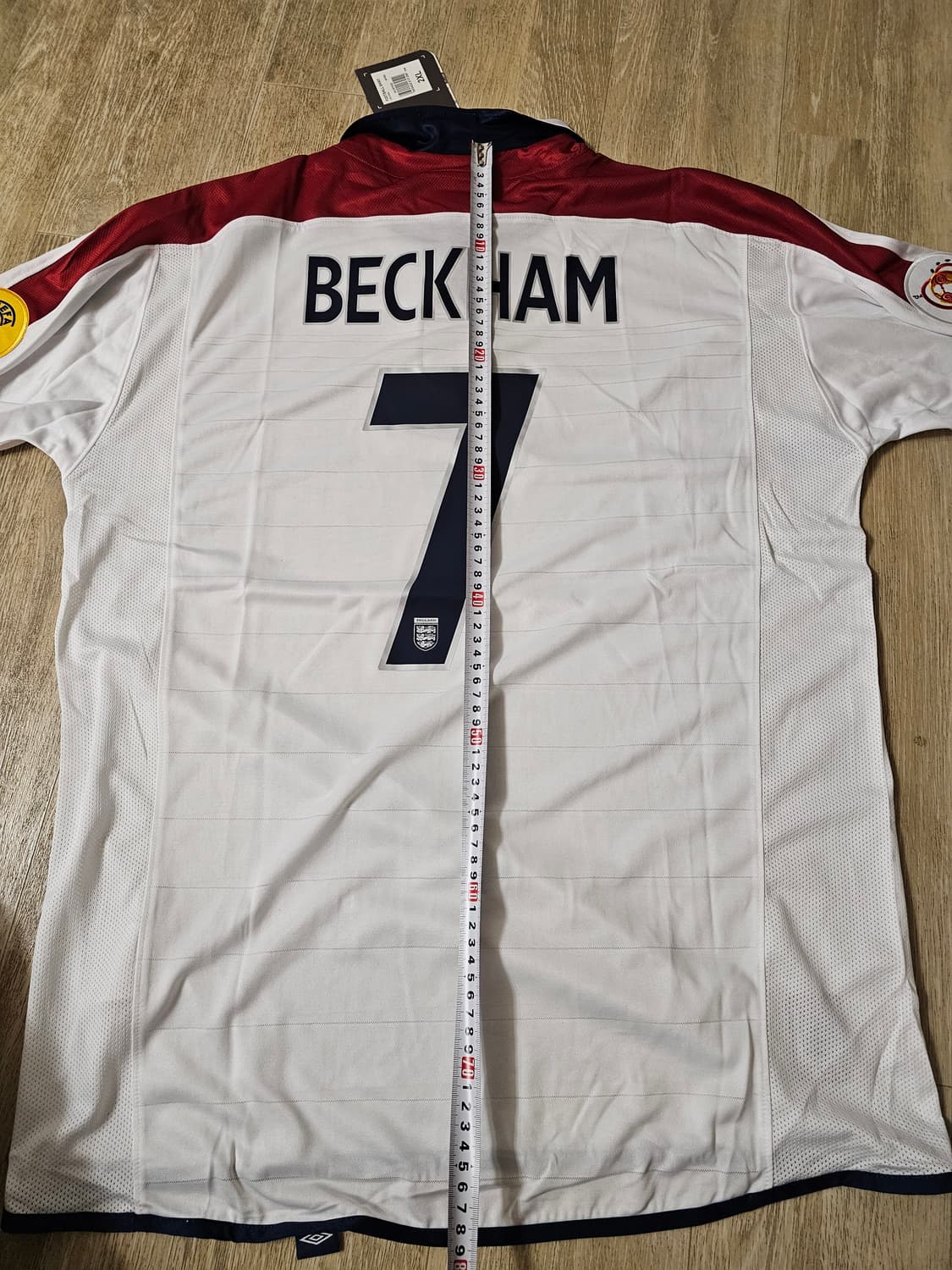 잉글랜드 국가대표 베컴 마킹 올드 유니폼 레트로 유니폼 상품이미지8