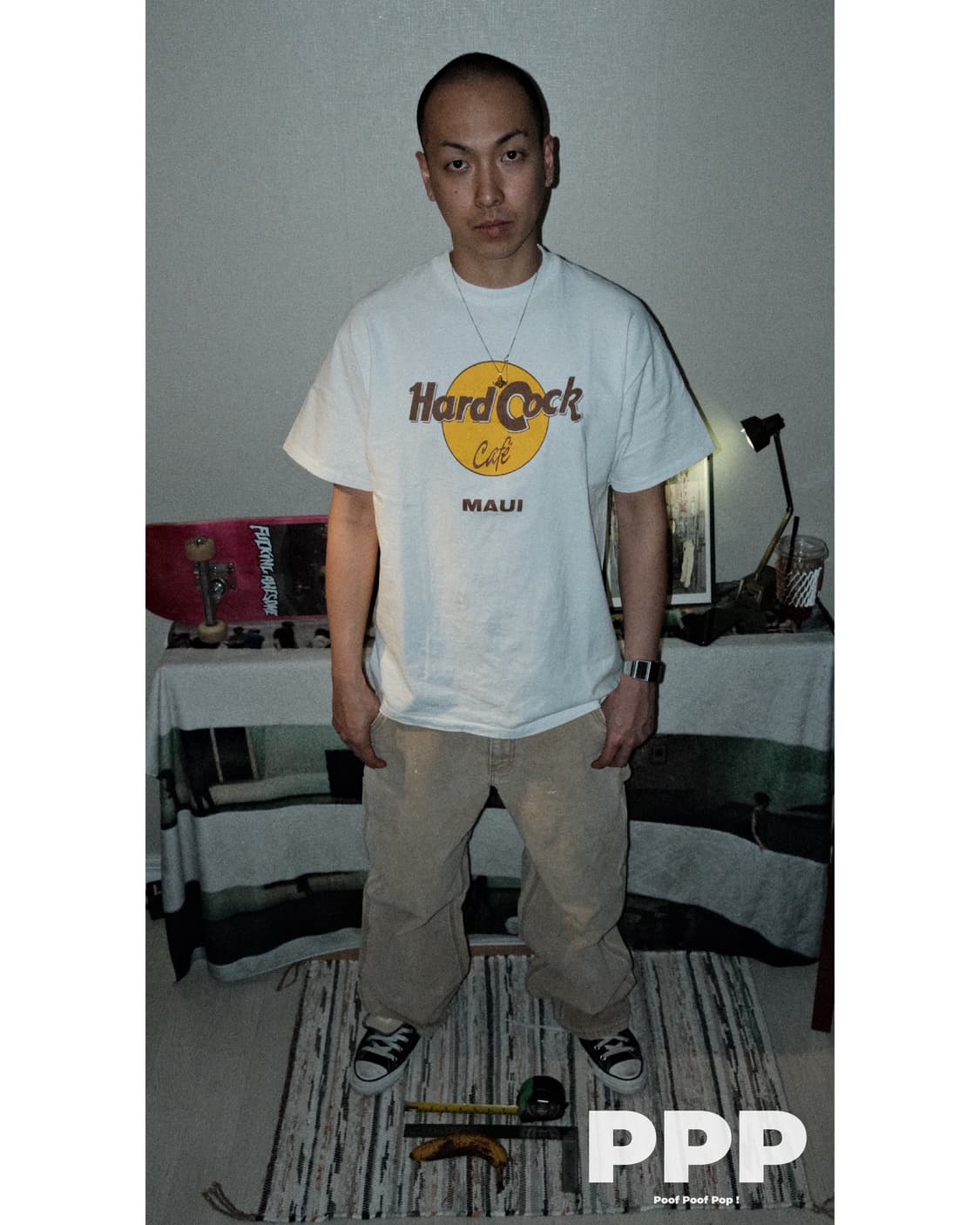 90‘s 하드락 카페 패러디 ‘Hard Cock Cafe’ 티셔츠 상품이미지1