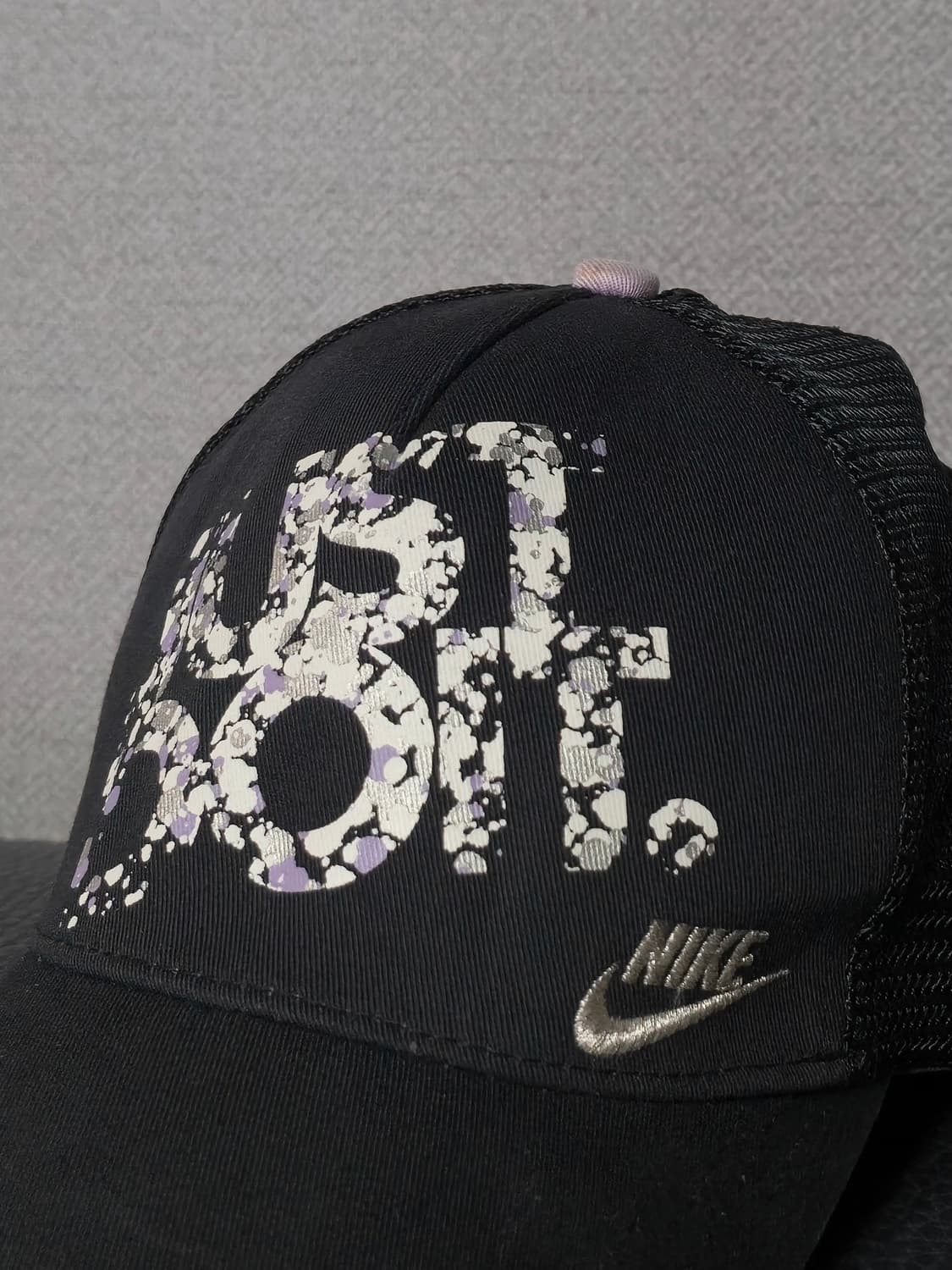 나이키 Just Do It 블랙 메쉬캡 모자 free 상품이미지3
