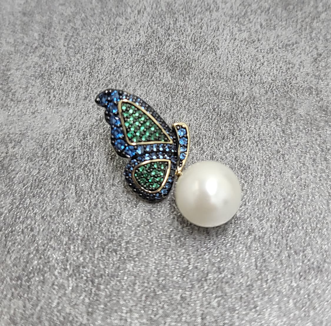 butterfly pearl earrings 상품이미지5