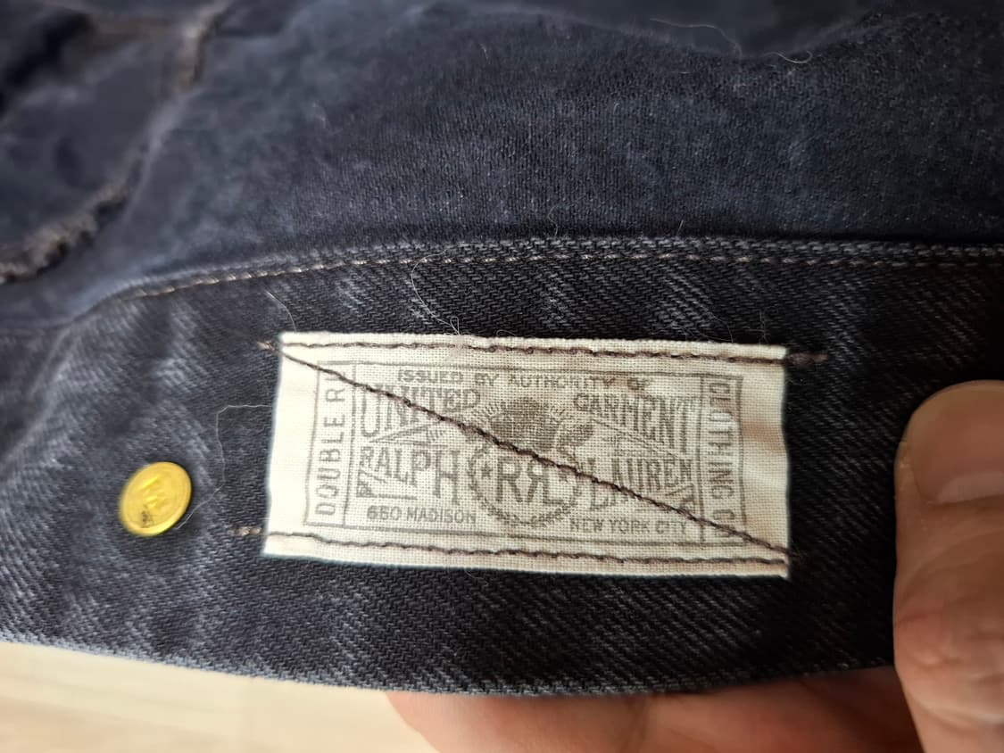 M RRL 리랜드 lot271 블랙 데님 자켓 상품이미지4