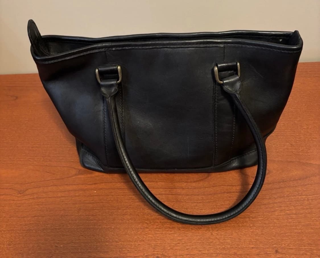 [미국배송] 엘엘빈 빈티지 가죽 토트백 90‘s  상품이미지1