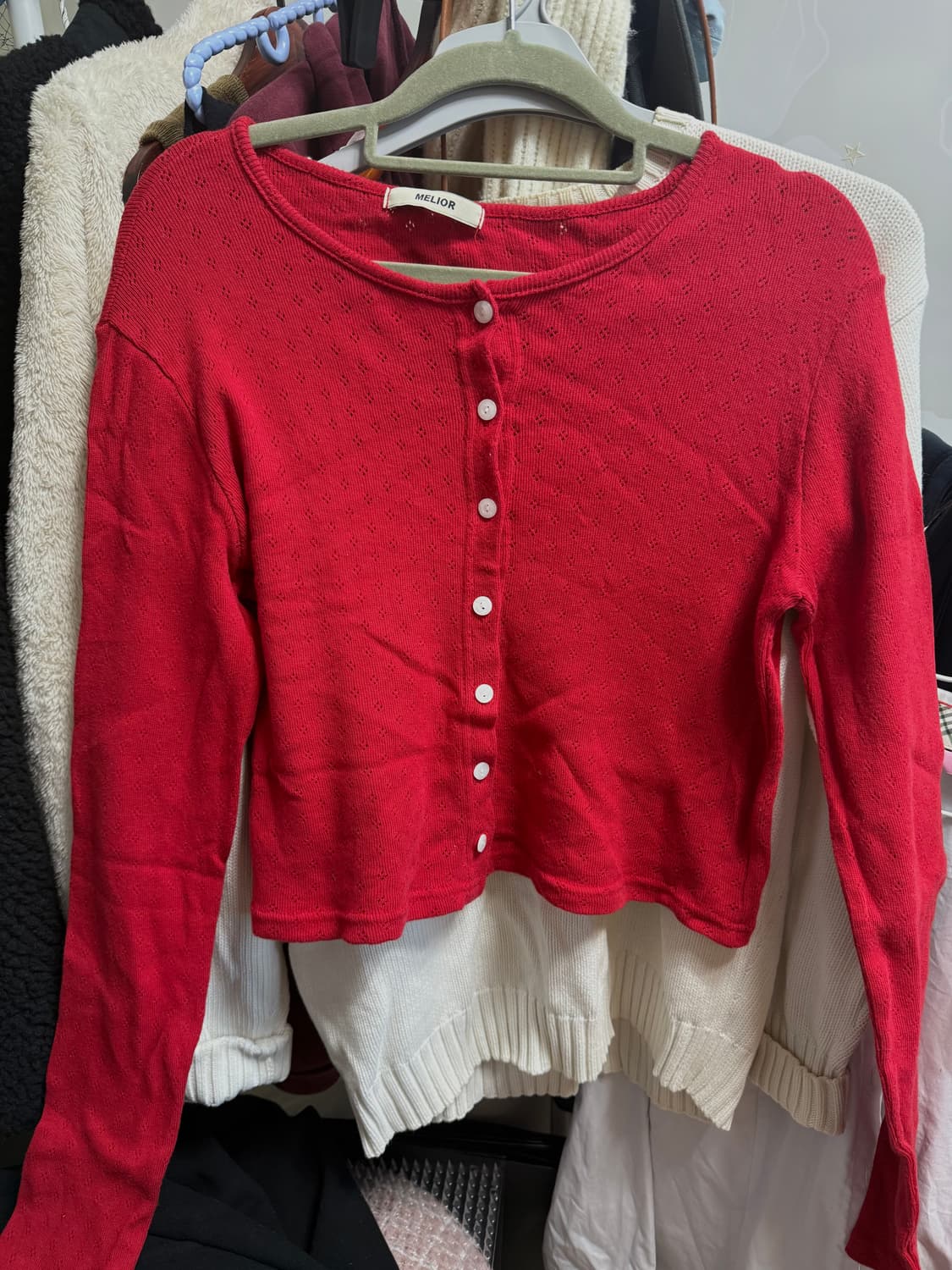 크롭 가디건 상품이미지1