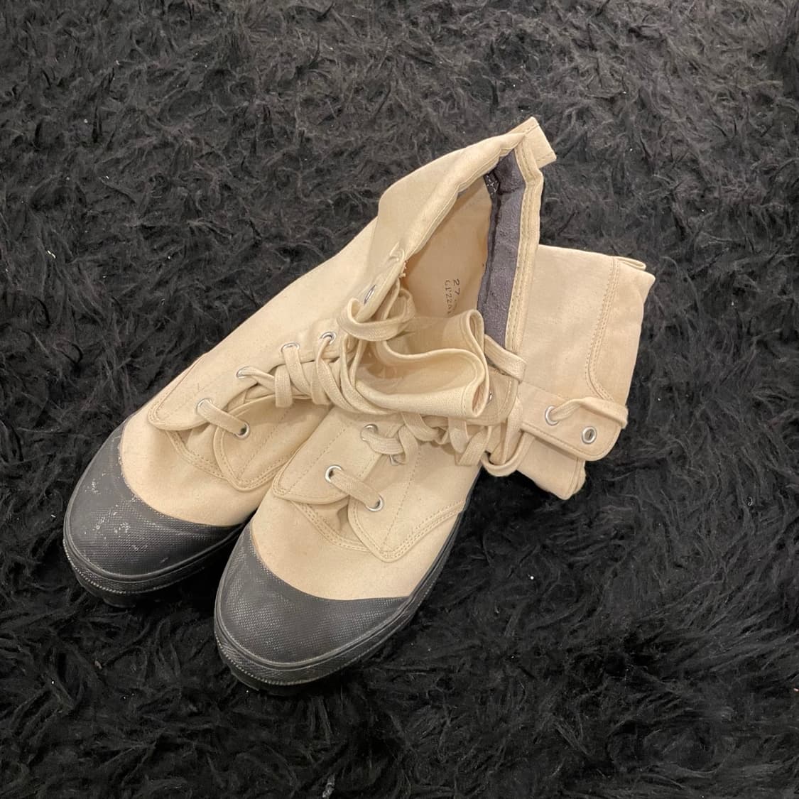 꼼데가르송 옴므플러스 캔버스 부츠 상품이미지1