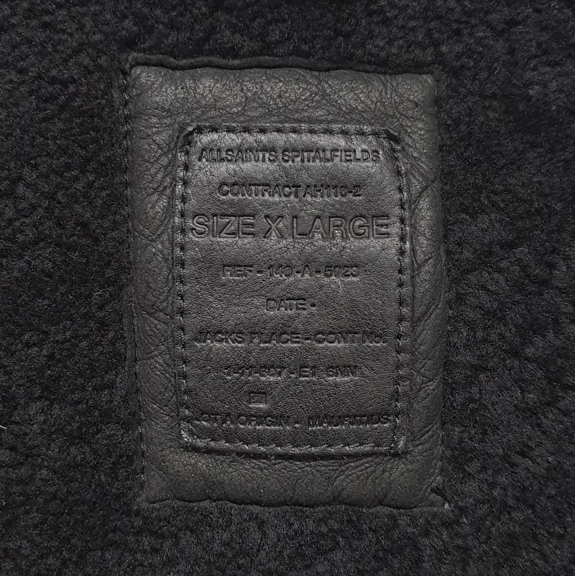 올세인츠 올세인트 후드 무스탕 라이더 자켓 xl 100~105 상품이미지10